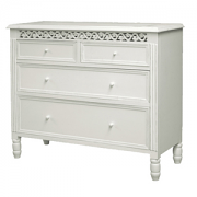 Blanche Range - White 2 Over 2 Chest of Drawers
