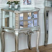 Tiffany range - 2 drawer bedside table