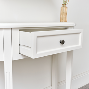 Ivory Half Moon Table - Daventry Ivory Range