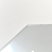 Ornate Octagon Frameless Bevelled Wall Mirror 60cm x 60cm