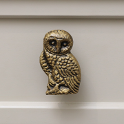 Brass Owl Drawer Knob
