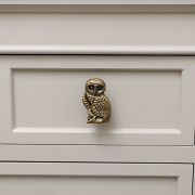 Brass Owl Drawer Knob