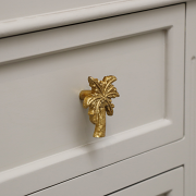 Antique Gold Palm Tree Drawer Knob