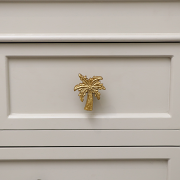 Antique Gold Palm Tree Drawer Knob
