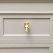 Shiny Gold Horse Drawer Knob