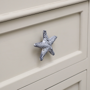 White Starfish Drawer Knob