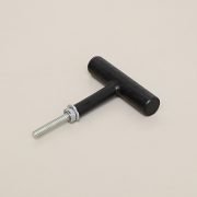 Matte Black Metal Hammered Drawer Bar Pull Handle 5.5cm