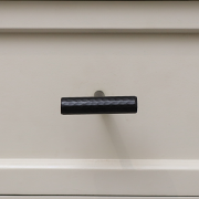 Matte Black Metal Hammered Drawer Bar Pull Handle 5.5cm