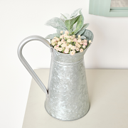 Galvanised Steel Silver Jug - 30cm