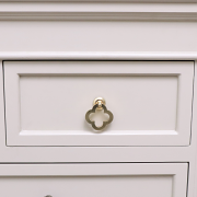 Brushed Gold Clover Drop Pull Handle