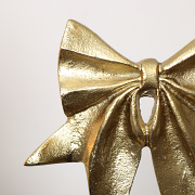 Gold Bow Christmas Stocking Hook