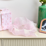 Pink Decorative Ruffle Ribbon - 10cm x 270cm