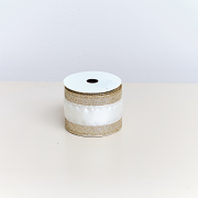 Large Pink & Gold Iridescent Wired Ribbon Garland - 270cm Large Pink & Gold Iridescent Wired Ribbon Garland - 270cm