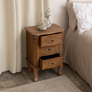 Wooden 3 Drawer Bedside Table - Pays Du Bois Range