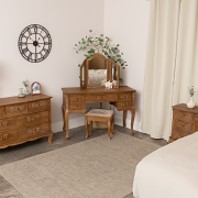 Wooden 3 Drawer Bedside Table - Pays Du Bois Range