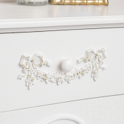 Large White Sideboard Cupboard - Pays Blanc Range