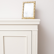 Slimline Two Door Shoe Cabinet With 3 Shelves - Daventry Ivory Range