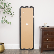 Natural Wood Wavy Edge Full Length Wall & Leaner Mirror - 47cm x 142cm