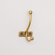Antique Gold Metal Single Wall hook