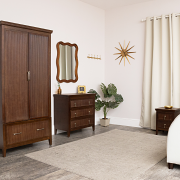 Antique Gold Metal Wall Hook Rail - 49cm