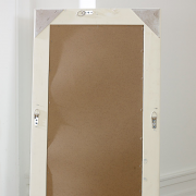 Tall Ornate White Mirror 47cm x 142cm