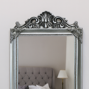 Antique Silver Wall Mirror 36cm x 55cm