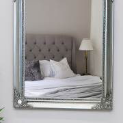 Antique Silver Wall Mirror 36cm x 55cm
