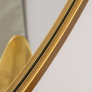 Extra Large Round Gold Wall Mirror 120cm x 120cm