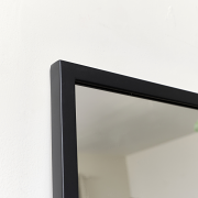 Large Black Rectangle Mirror 60cm x 140cm