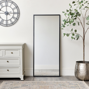 Large Black Rectangle Mirror 60cm x 140cm
