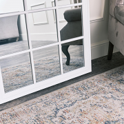 Matte White Paned Mirror 130cm x 95cm