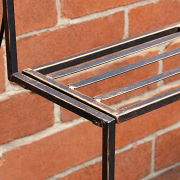 Black & Gold Metal Three Tier Plant Theatre Stand