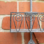 Rustic Shovel Style Metal Hanging Planter Pot