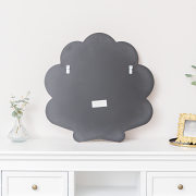 Large Pink Shell Shaped Wall Mounted Mirror - 60cm x 60cm