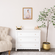 Large Vintage Princess Gold Framed Wall Print - 40cm x 50cm