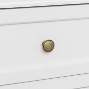 Large White Wooden Sideboard Cabinet - Daventry White Range