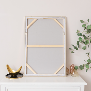 Extra Large White Ginkgo Textured Wall Art - 55cm x 80cm