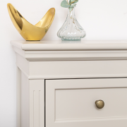 Large Taupe-Grey Wooden Sideboard Cabinet - Daventry Taupe-Grey Range