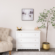 Black & White Serenity Abstract Framed Wall Art - 50cm x 50cm