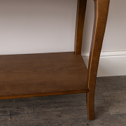 3 Drawer Dark Wood Console Table with Shelf - Ashwell Range