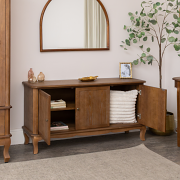 Dark Wooden 3 Door Sideboard - Ashwell Range