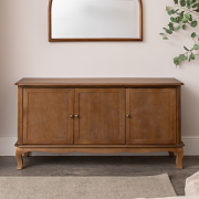 Dark Wooden 3 Door Sideboard - Ashwell Range