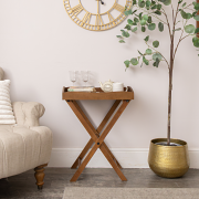 Rectangular Wooden Butler’s Tray Style Side Table - Ashwell Range