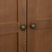 Tall Dark Wooden Wardrobe - Ashwell Range