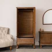 Tall Dark Wooden Wardrobe - Ashwell Range