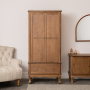 Tall Dark Wooden Wardrobe - Ashwell Range