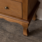 Tall Freestanding Wood Display Cabinet - Ashwell Range