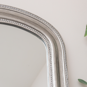 Full Length Foiled Silver Leaner & Wall Mirror - 47cm x 142cm