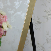 Tall Gold Framed Full Length Freestanding Cheval Mirror