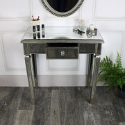 Mirrored Classique Range - One Drawer Dressing/Console Table 